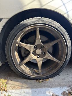 Stage Knight Bronze Rims + Tires