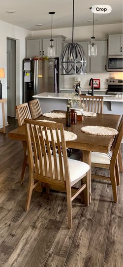 7 Piece Modern Farmhouse Dining Set