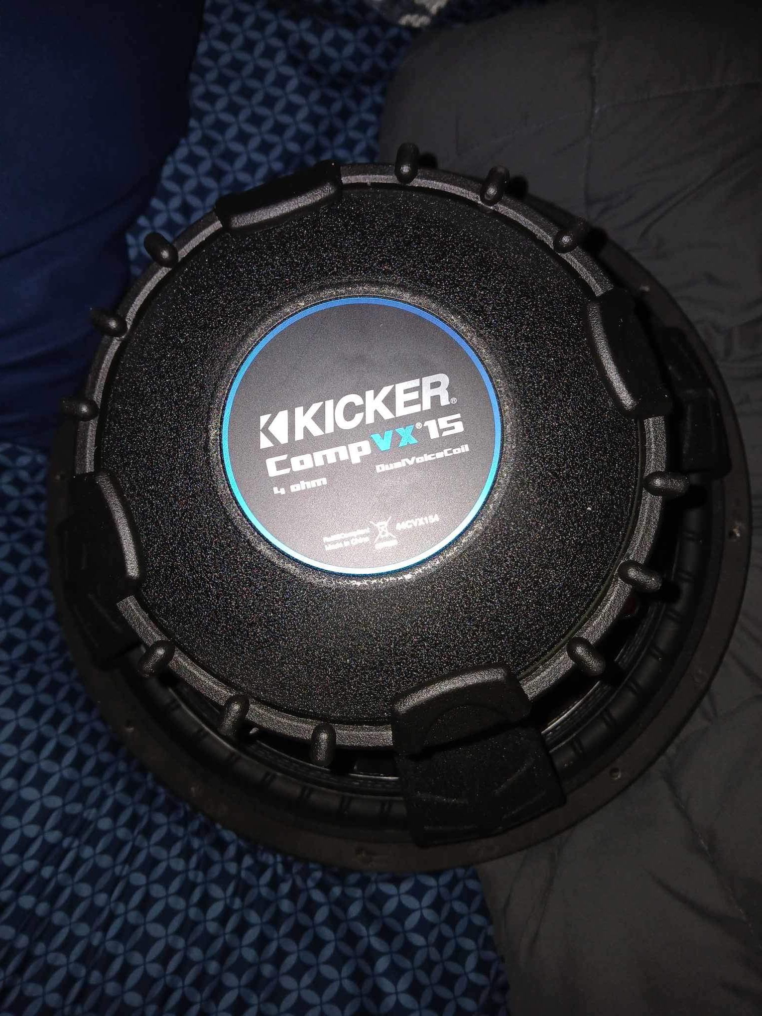 15’ kicker compVX  (4ohm)