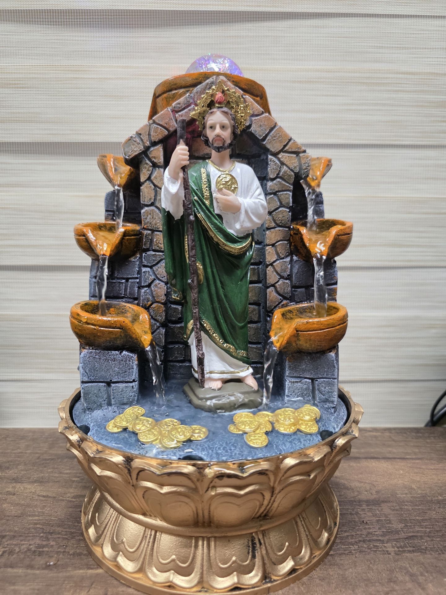 Christian-Themed Waterfall Decor-Water Fountain