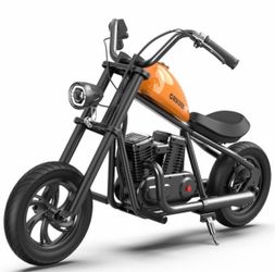 Cruiser 12 -Electric Kids Motorbike Electric Motorbike Up to 10MPH & 60 Minutes Continuous Ride for Kids Age 3+(Orange)black