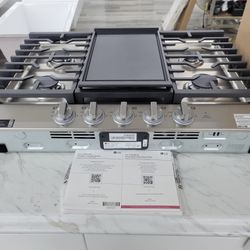 Gas Top Stove, 30inches Slide-in Range Gas Stove, Smart Natural Gas Lp Propane Stove 