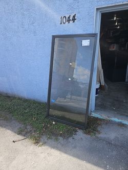 36 1/2  X 71 1/2 Bronze  Picture Windows.  Impact 