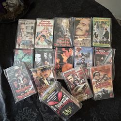 Mexican Spanish VHS Movies Action Revenge Horror Narcos Drama Comedy Sleazy