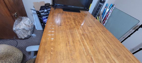 Solid Oak Conference/Dining Table