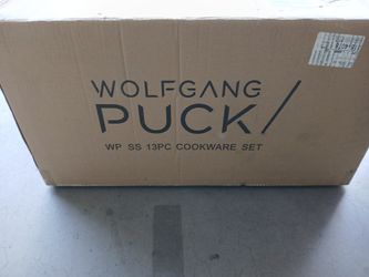 Wolfgang Puck 13 Piece Cookware Set - New
