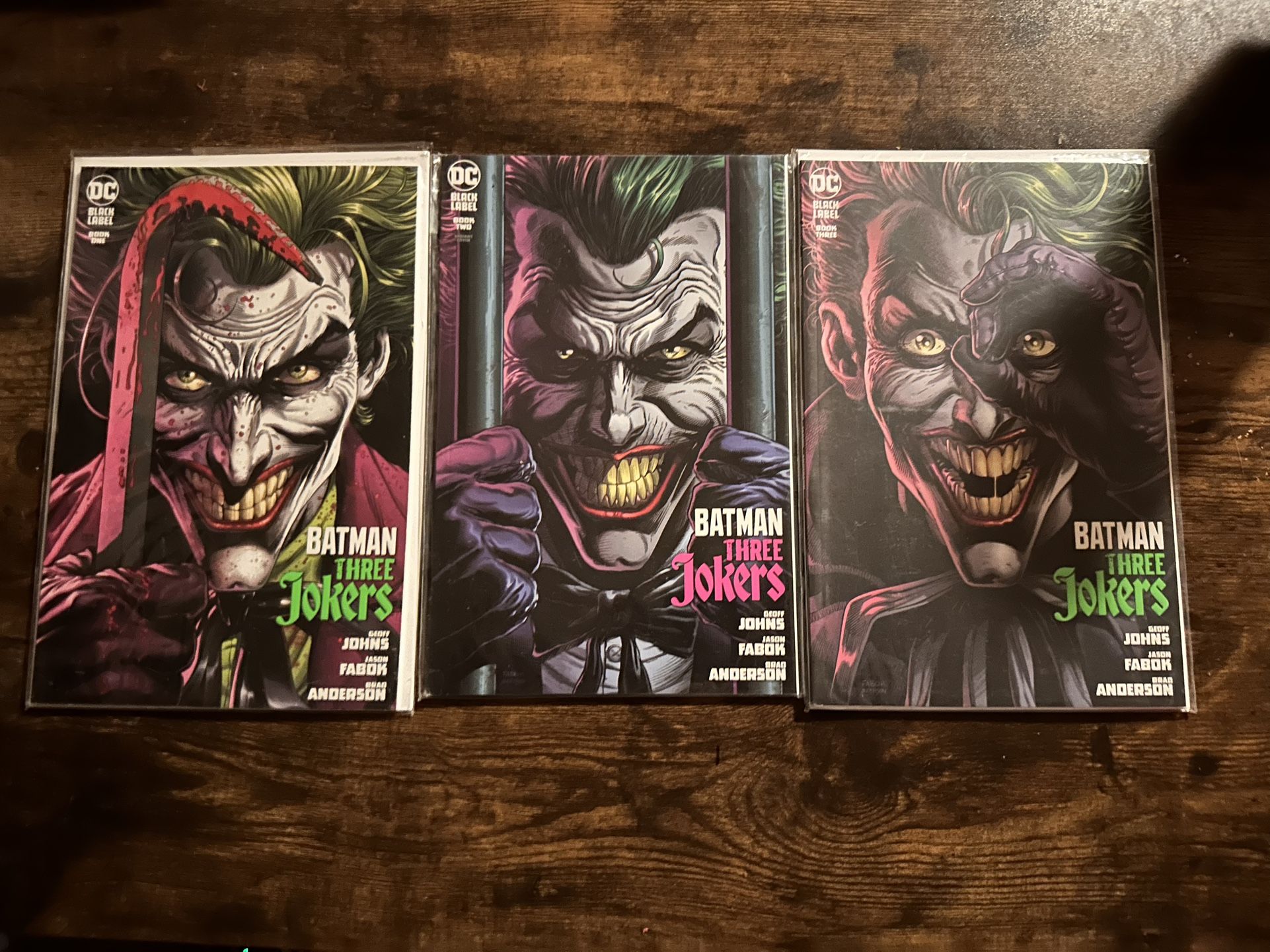 Three Jokers Comic Series Vol. 1-3