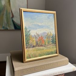 Small HandPainted Framed Art ( 9”x11” ) firm on price 