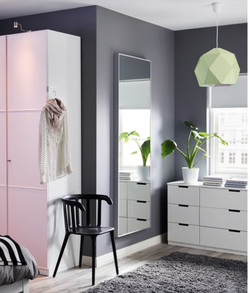 HOVET Mirror, aluminum, 30 3/4x77 1/8 "