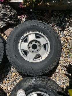 LT265/75 R16 rims and tires from 1992 obs