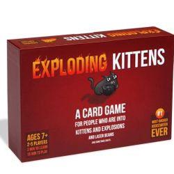 Exploding Kittens Original Edition Kids Family Russian Roulette Card Game Goats Tacos Burrito 7+ New