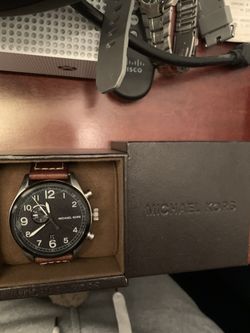 Michael Kors watch Brown Leather