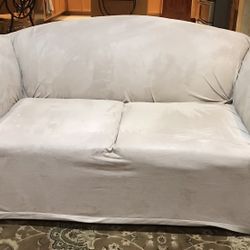 Sofa/Love Seat/with Bonus-a Removable Washable Beige Cover
