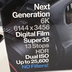 Black Magic Camera And Lens