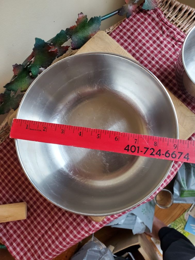 Vintage Sunbeam stainless steel mix master bowl