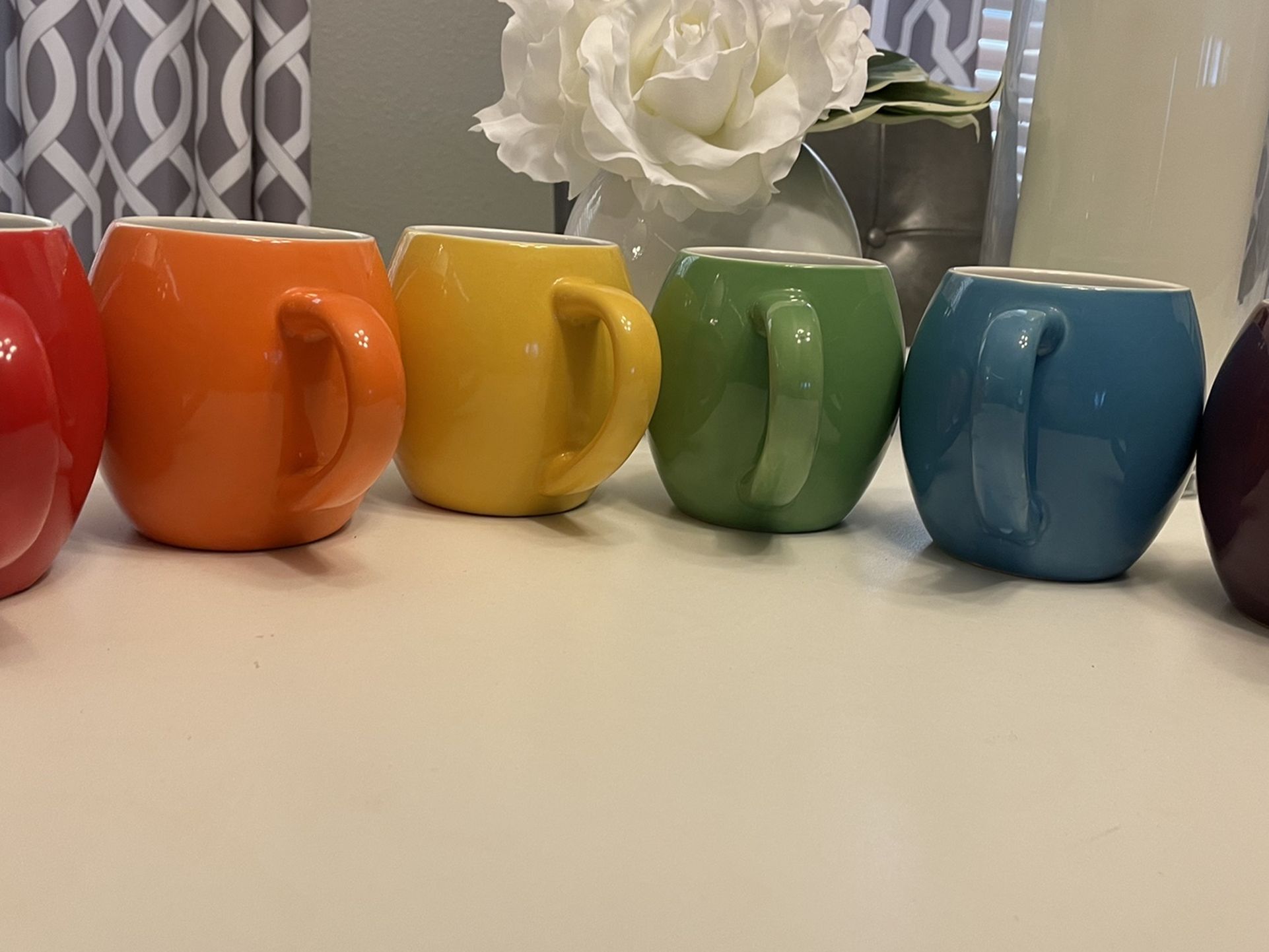 Set Of 6 Madero Kitchen Mugs