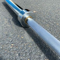 NEW 45lb Barbell for Olympic Weights 7ft x 800lb capacity for bench press deadlift squats hip thrust etc 