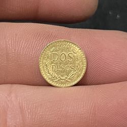 Dos Pesos Gold Coin 