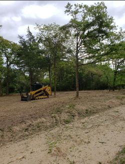Hydro Ax Mulcher With Skid Steer
