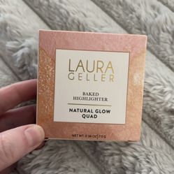 NEW LAURA GELLER BAKED HIGHLIGHTER NATURAL GLOW QUAD $15!