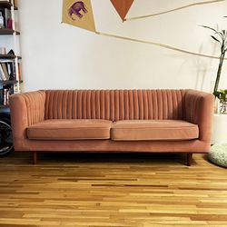 Midcentury Velvet Couch In Great Shape