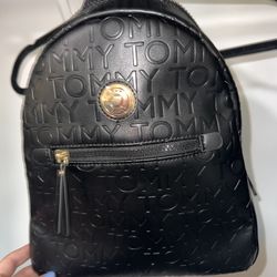 Tommy Hilfiger Black Mini Backpack 