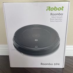 *BRAND NEW* iRobot Roomba 694 Robot Vacuum-Wi-Fi Connectivity, Personalized Cleaning Recommendations, Works with Alexa