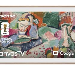 55S7N Brand New Hisense 55” 4K TV QLED CANVASTV ART 