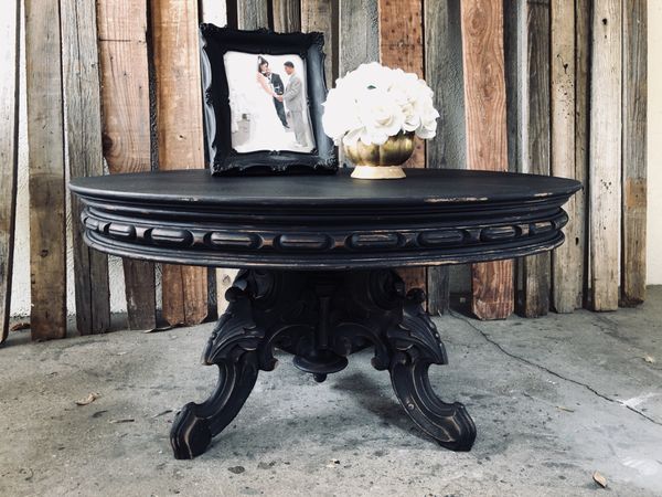 Shabby Chic Antique Black Coffee Table For In Riverside Ca Shabby Chic Antique Black Coffee Table For In Riverside Ca Offerup
