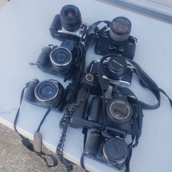 Older 35mm Camera  And Digital 