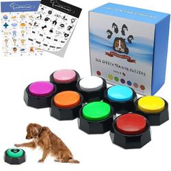 Dog Buttons for Communication + Mat 8 Buttons 