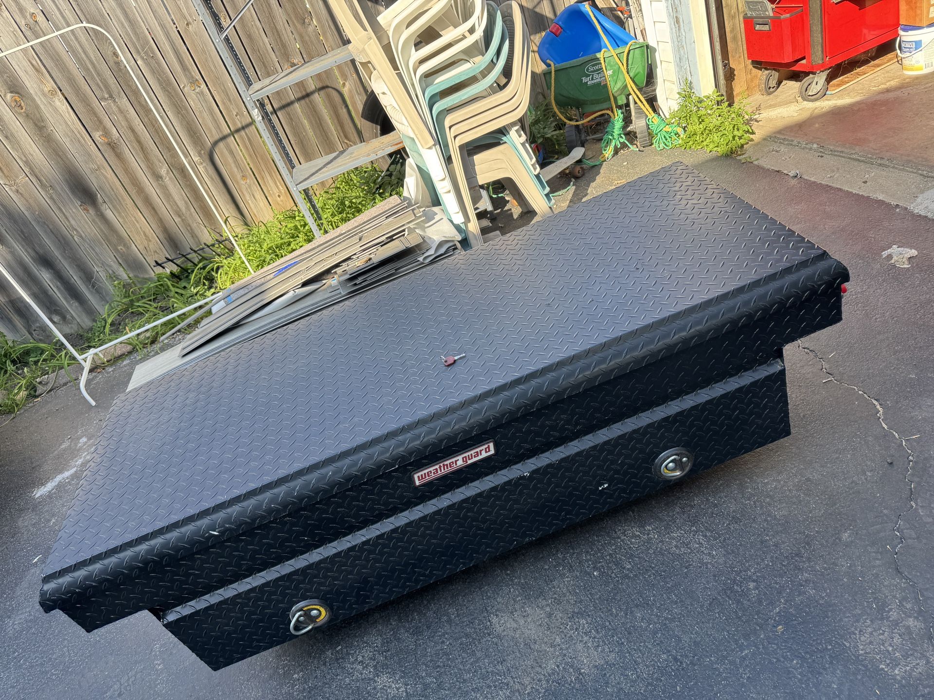 Weather Guard Black Saddle Truck Box