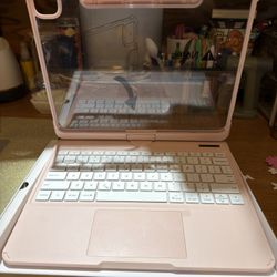 NAIDUN - Funda de teclado para iPad Air de 13 pulgadas (M3/M2, 2025/2024) y iPad Pro de 12.9 pulgada