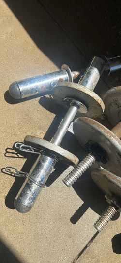 Assorted dumbbells and one set