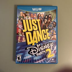 Just Dance: Disney Party 2 (Nintendo Wii U, 2015) Complete