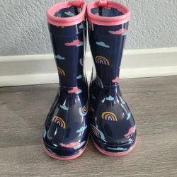 NWT Navy Rain Boots 