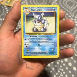 Wartortle Pokemon Card