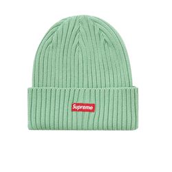 Supreme Overdyed Mint Beanie (used)