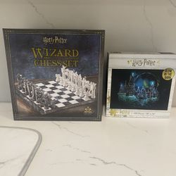 Harry Potter Puzzle and Chess Set 