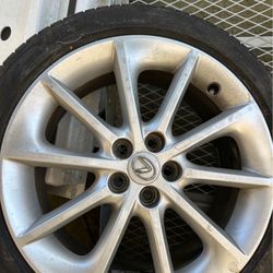 1 Lexus Ct200h wheel+Bridgestone Turanza mounted balanced 100%good 215/45/17 no crack no ben no nail