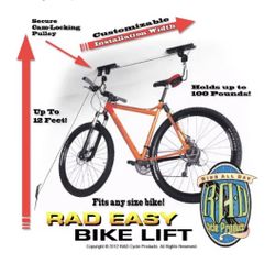 Bike Hanger - Overhead Hoist Pulley System