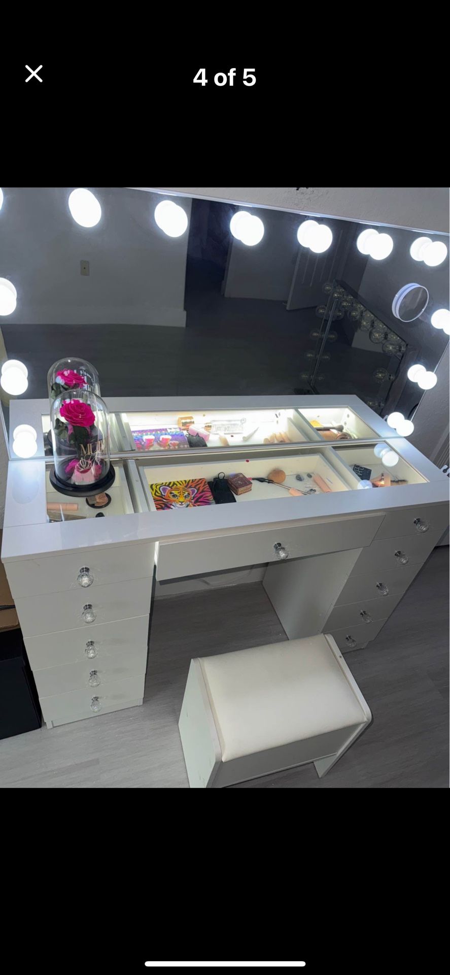 Glamorous Vanity And Mirror, Up To 50% OFF 