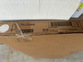 IKEA Desk Set - LAGKAPTEN Tabletop 78 3/4 in, 2 White Trestles + Support Leg