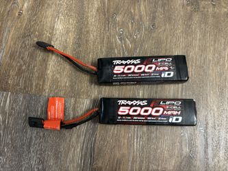2X Traxxas 5000mAh LiPo 11.1V 3-cell 25C Batteries TRA2872X (2)