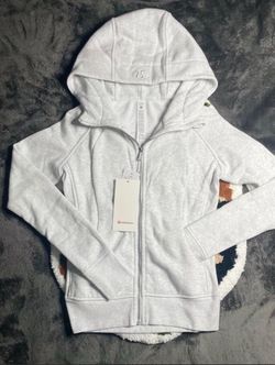 Light Grey Scuba Zip up
