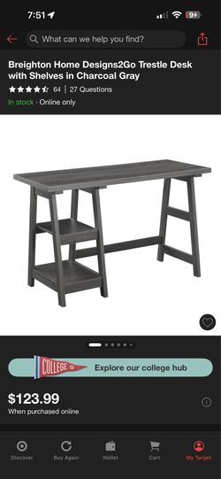 Bright room Desk Grey