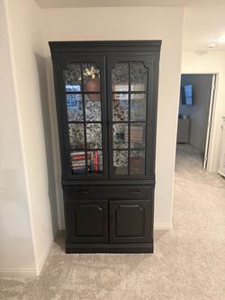 Black armoire