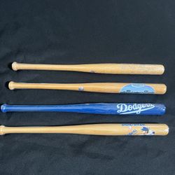 Limited Edition Dodger Mini Baseball Bats 4 Styles