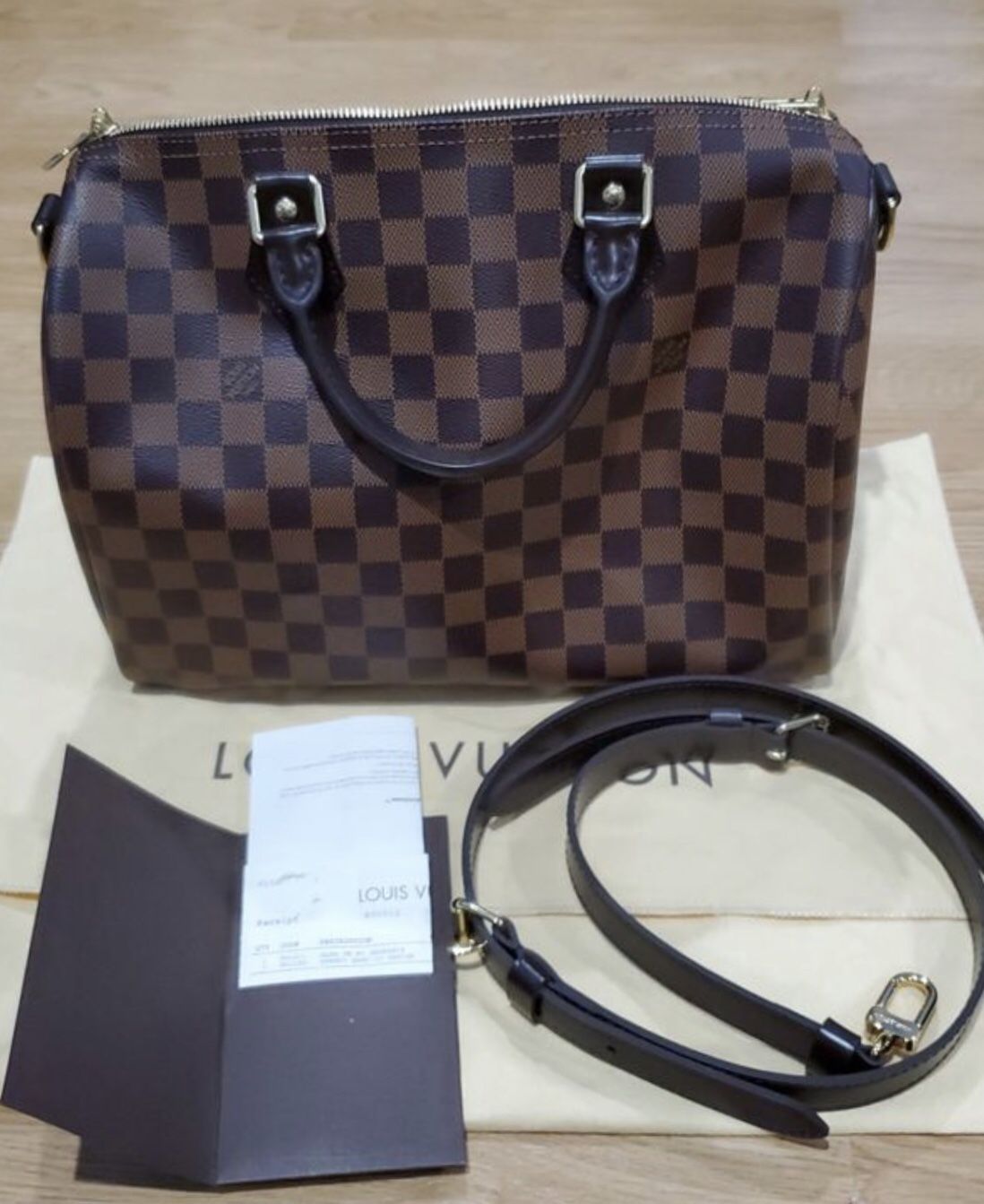 Louis Vuitton purse authentic speedy 30
