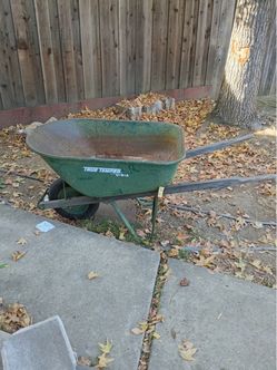 True Temper Steel Wheelbarrow